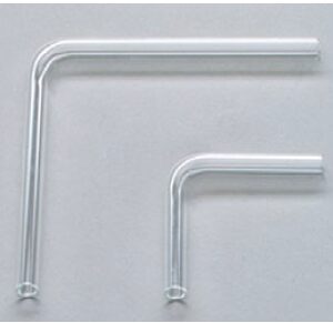 Cijev staklena koljenasta fi 6x65x65mm