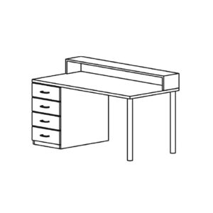 Stol za izdavanje knjiga 160x80x75