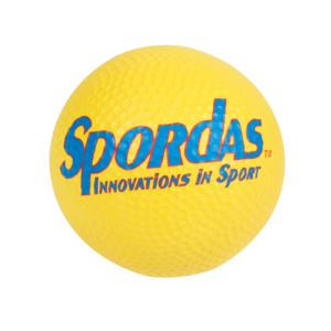 Žuta lopta sa teksturom košnice