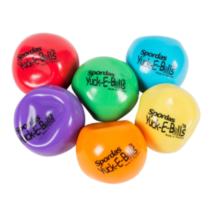 Loptice ispunjene PVC kuglicama, 6 kom
